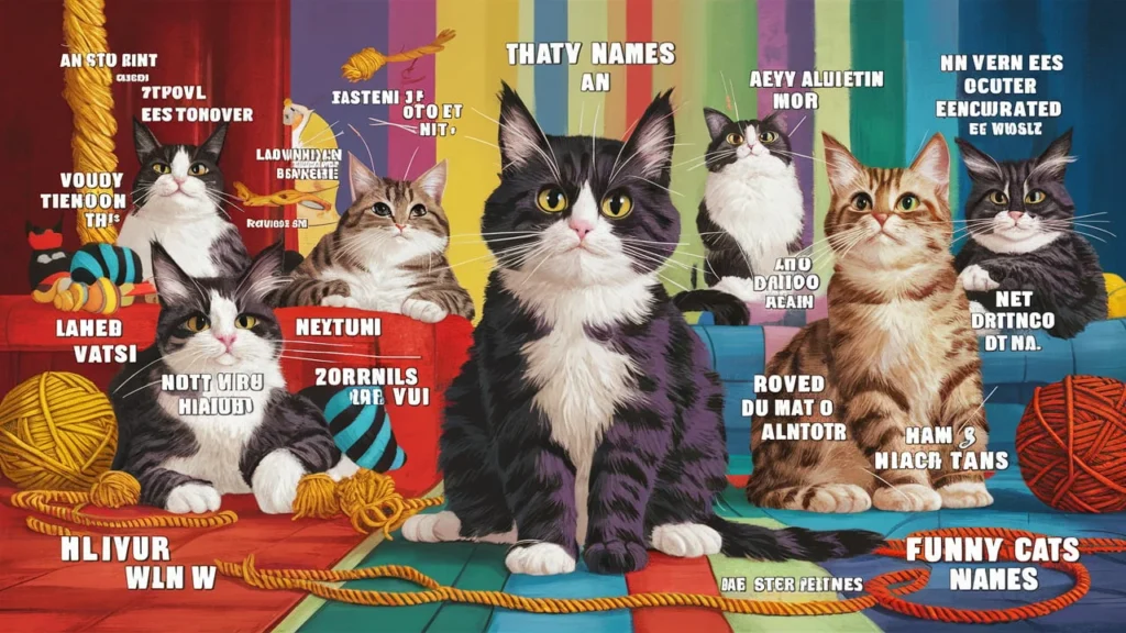 200 + Hilarious: Discover the Funny Cat Names Ever! 🐾