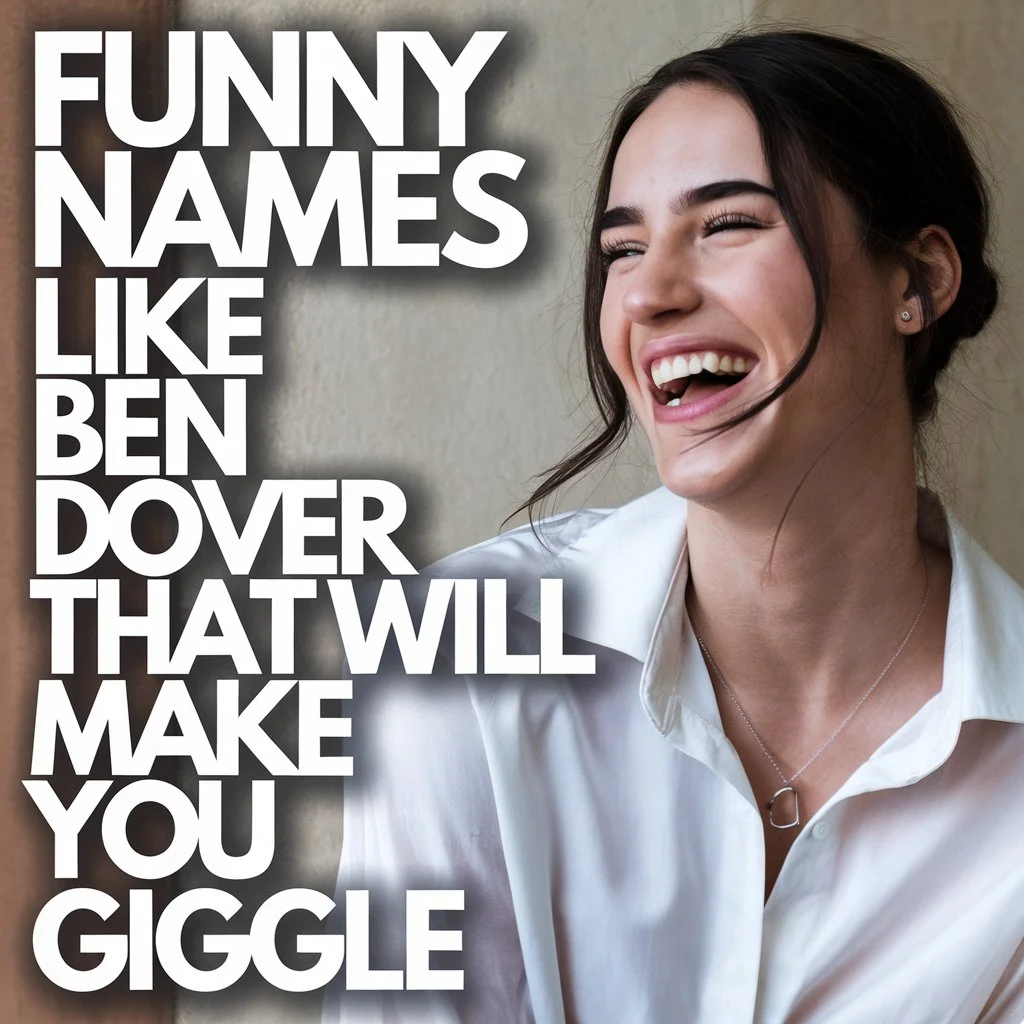 Funny Names Like Ben Dover That Will Make You Giggle