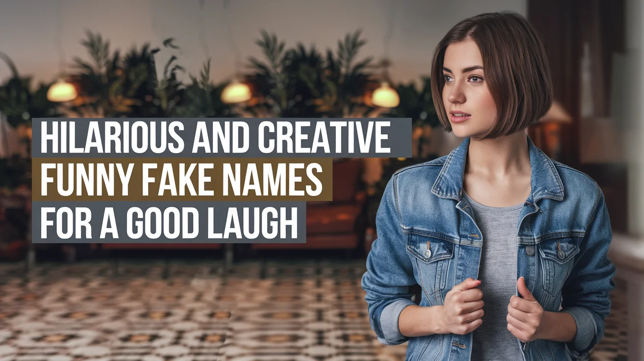 Hilarious and Creative Funny Fake Names for a Good Laugh