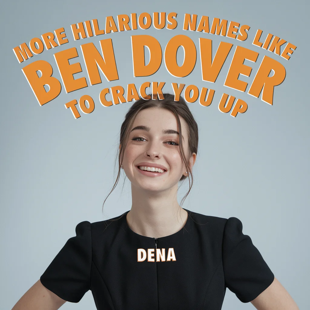 More Hilarious Names Like Ben Dover to Crack You Up