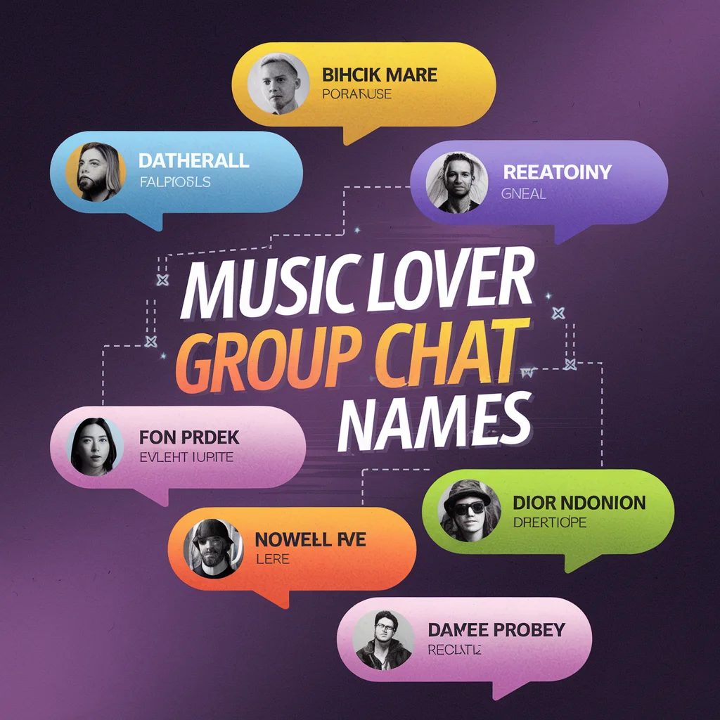 Music Lover Group Chat Names