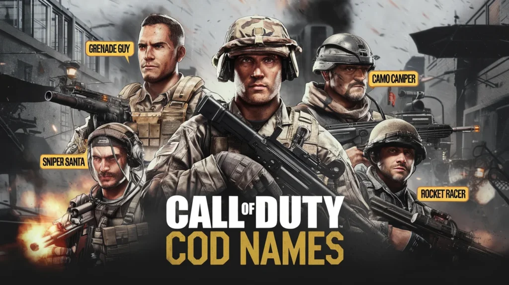 201+Hilarious funny Cod Names You’ve Never Heard Before