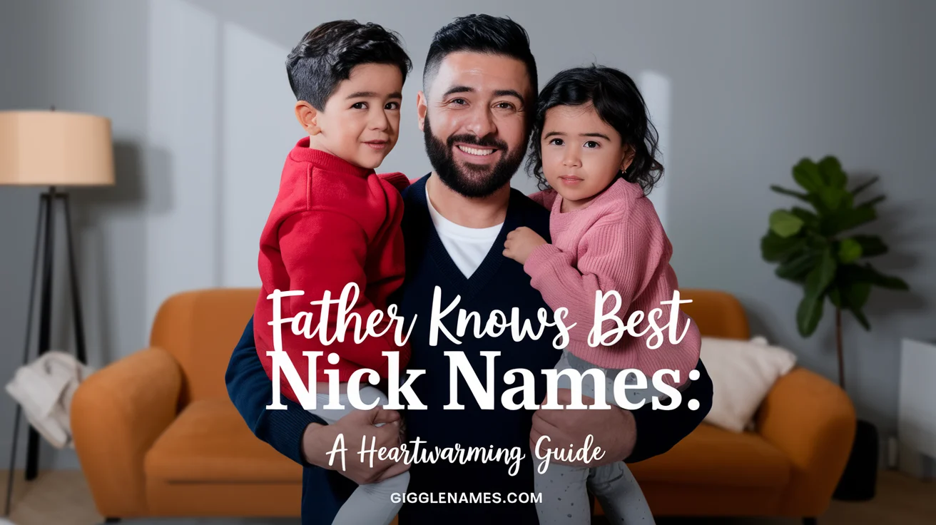 Father Knows Best Nick Names: A Heartwarming Guide
