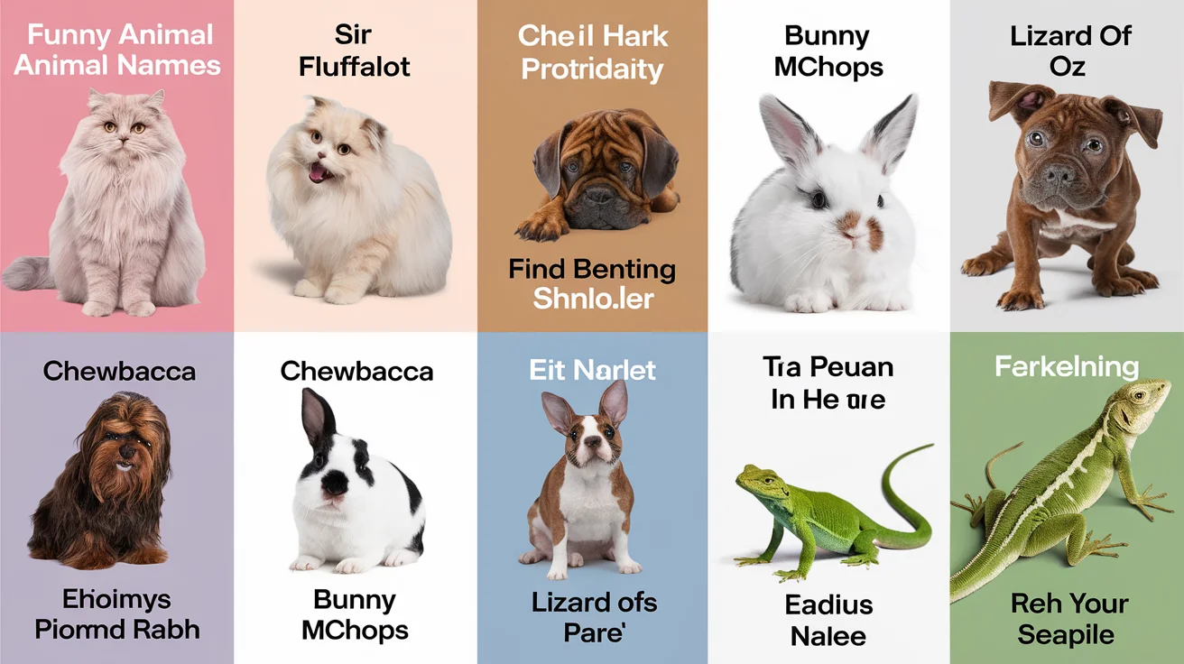 Funny Animal Names: A List That Will Make You Laugh Out Loud