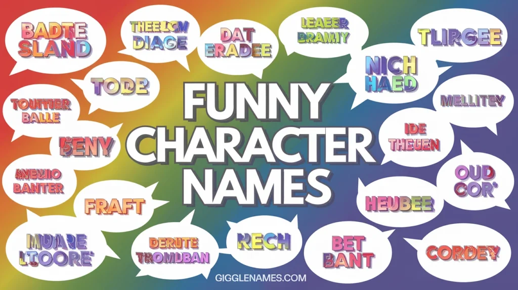 175+Funny Character Names: Bringing Humor to Fictional Worlds