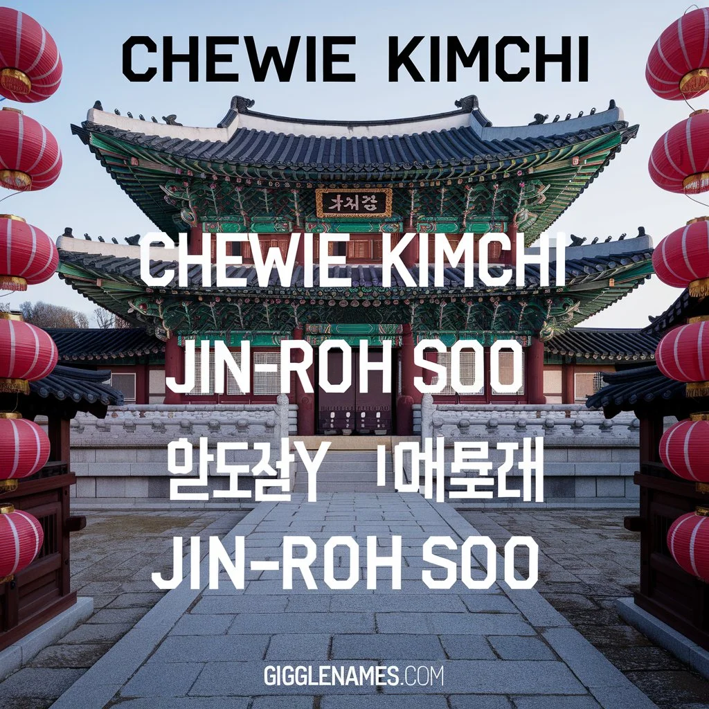 Funny Korean Names That'll Make You Chuckle