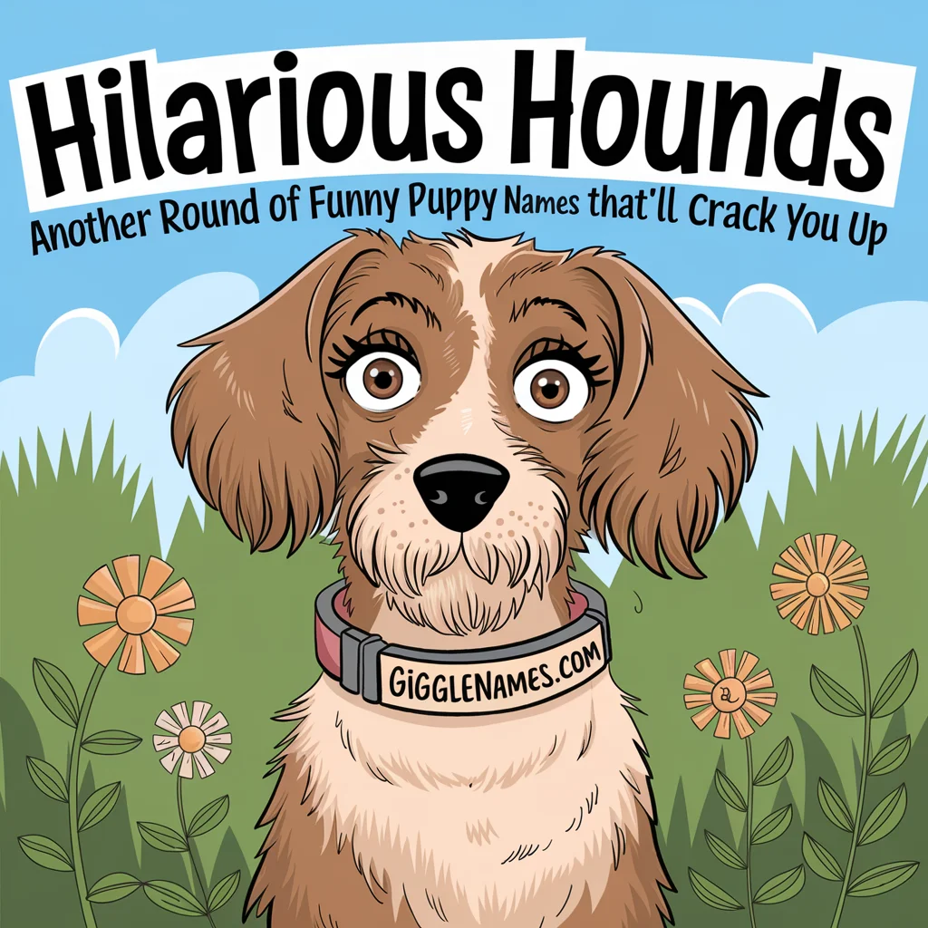 Hilarious Hounds: Another Round of Funny Puppy Names That'll Crack You Up