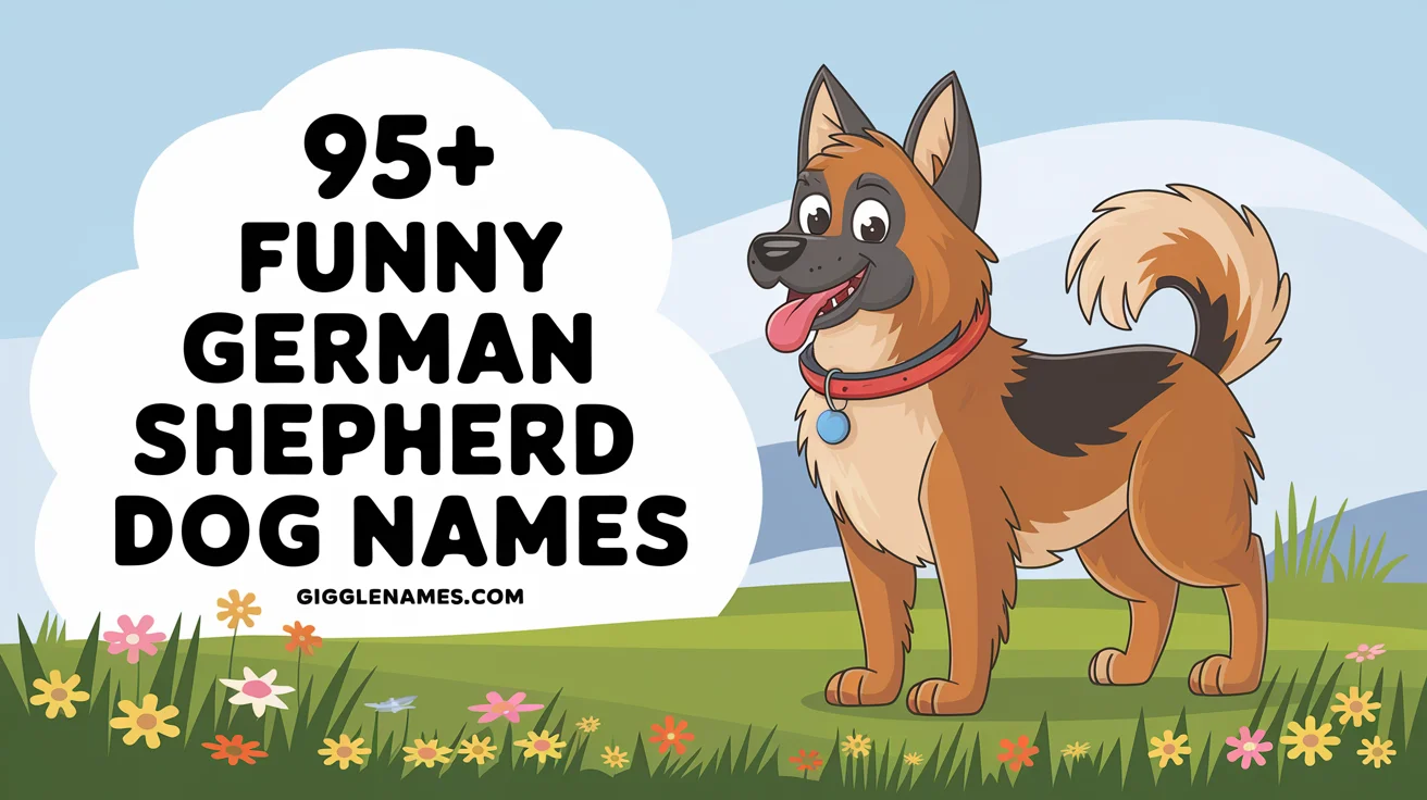 Funny German Shepherd Dog Names​