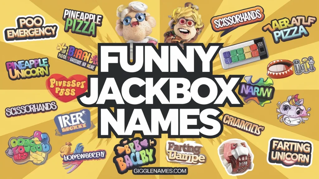 Hilarious Funny Jackbox Names 🤣: 175+ Fun Ideas for Your Next Game Night