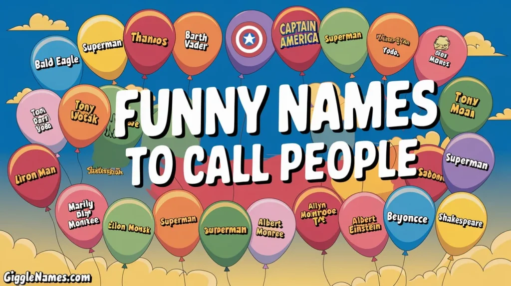 155+Funny Names to Call People: Hilarious Titles for Every Personality