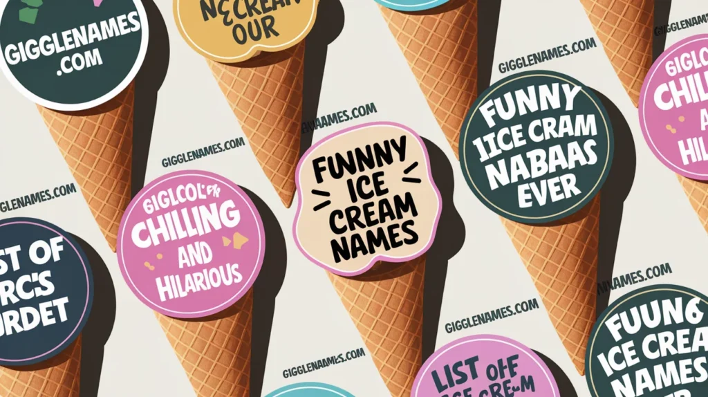 funny ice cream names