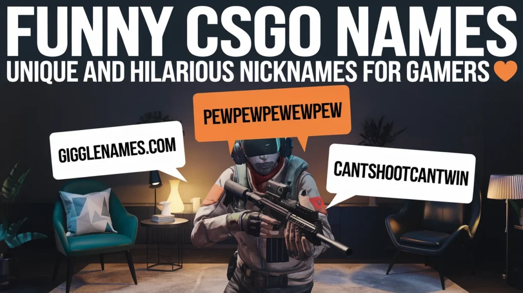 175+Funny CSGO Names: Unique and Hilarious Nicknames for Gamers 🎮😂