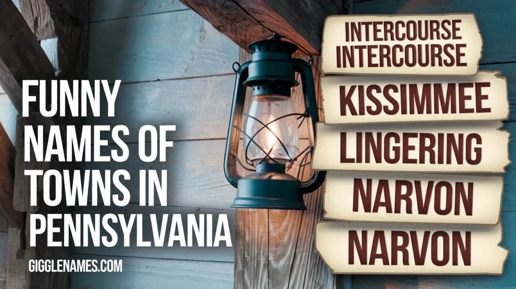 195+Funny Names of Towns in Pennsylvania 😂