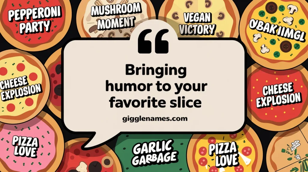 Funny Pizza Names: Bringing Humor to Your Favorite Slice 🍕